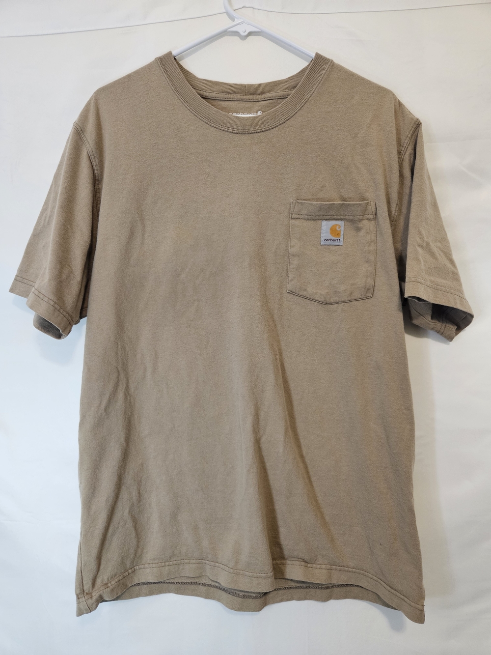Carhartt Men’s Short-Sleeve Loose Fit Pocket Tee in Khaki WorkWear Modernuniform
